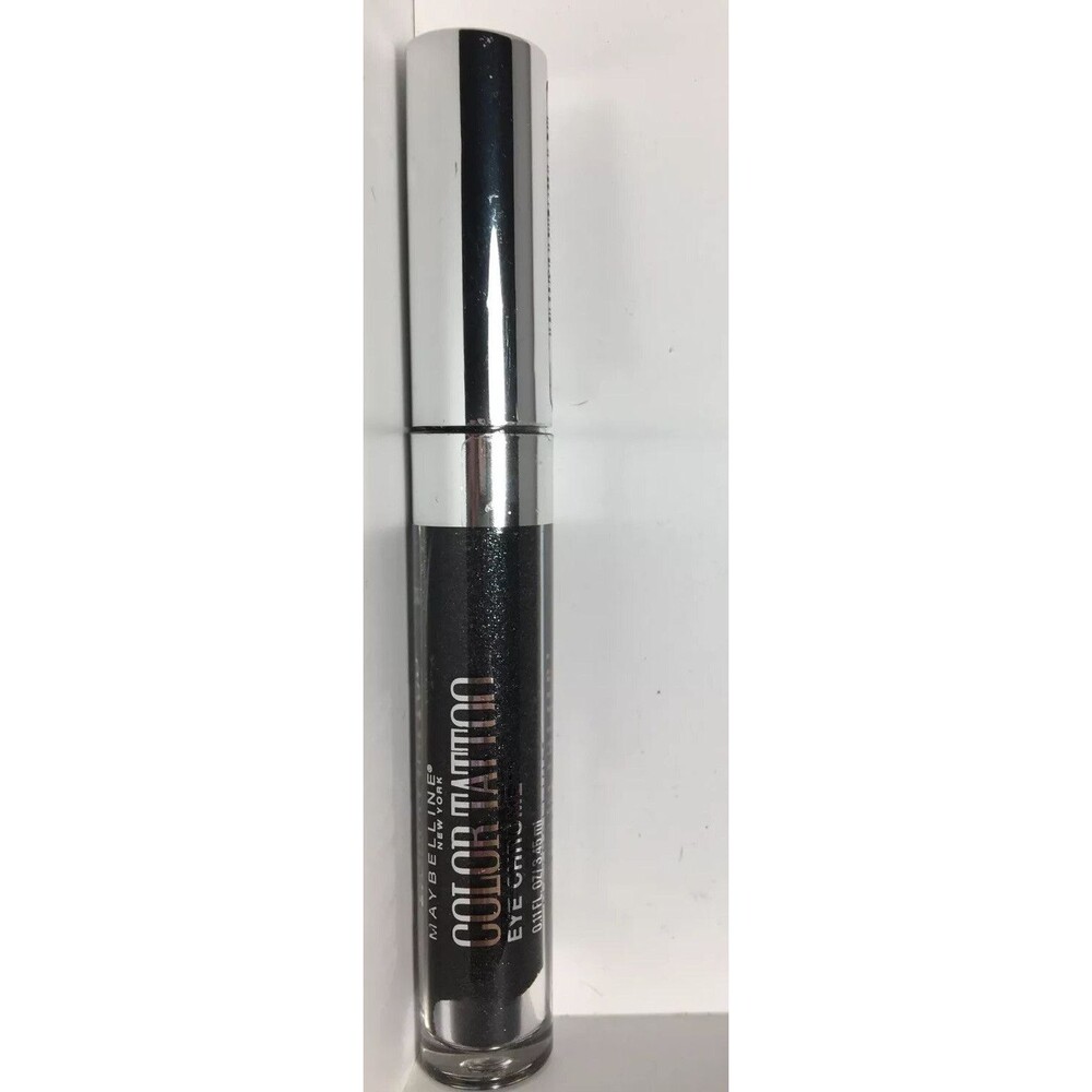 Maybelline New York Color Tattoo Eye Chrome, Gunmetal 590 0.11 Fl Oz